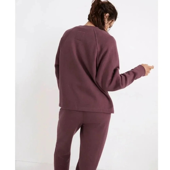 Madewell MWL Betterterry Henley Sweatshirt Size Small - Picture 2 of 11